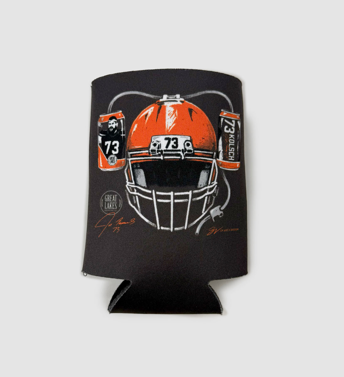 GLBC x Joe Thomas 73 Kolsch Helmet Koozie