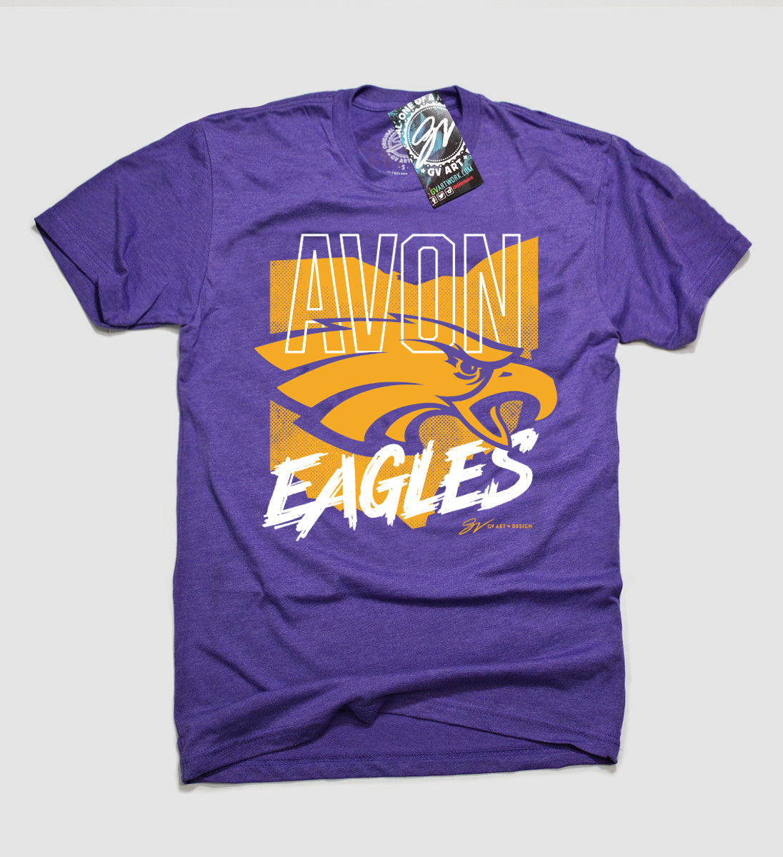 Avon Eagles Ohio Purple T shirt