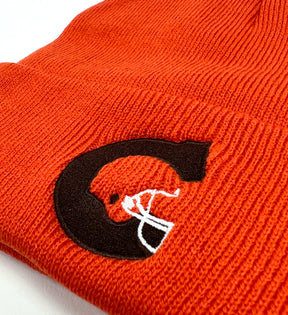 Orange C Helmet Winter Hat