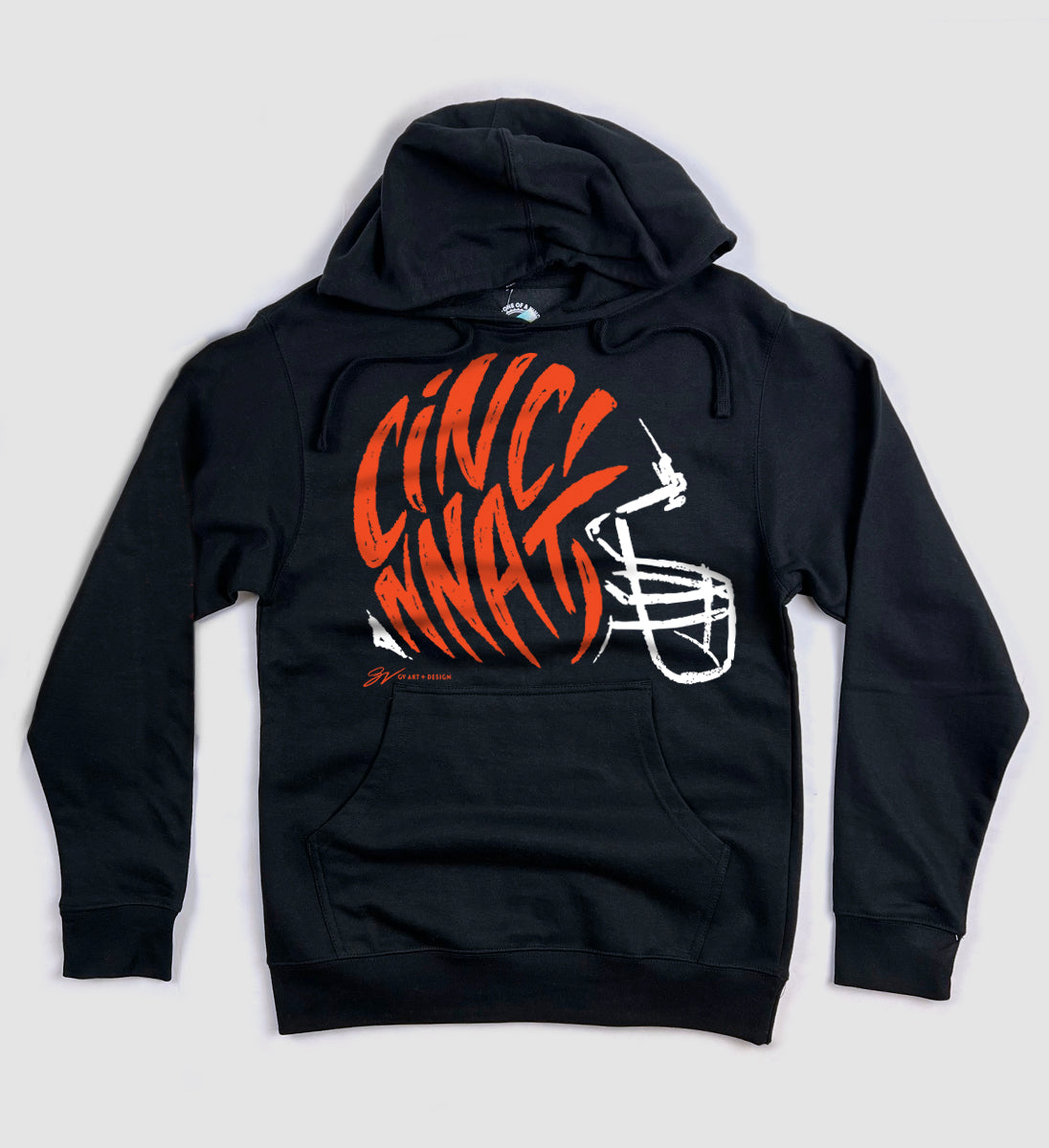 Cincinnati Helmet Hooded Sweatshirt