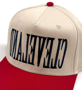 Cleveland Backwards Two Tone Snap Back