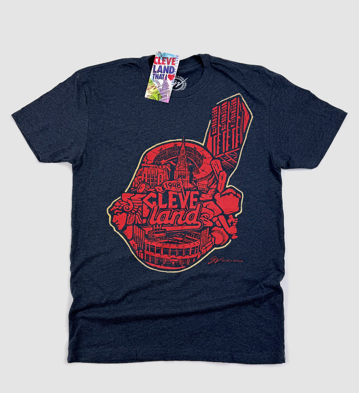 The History of Cleveland Baseball T shirt