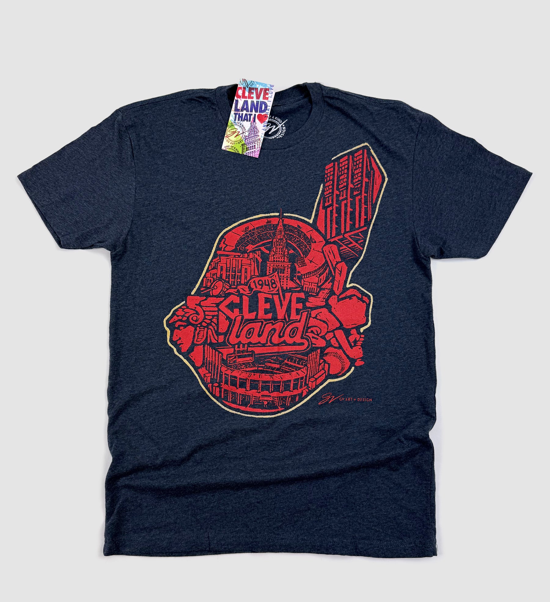 The History of Cleveland Baseball T shirt