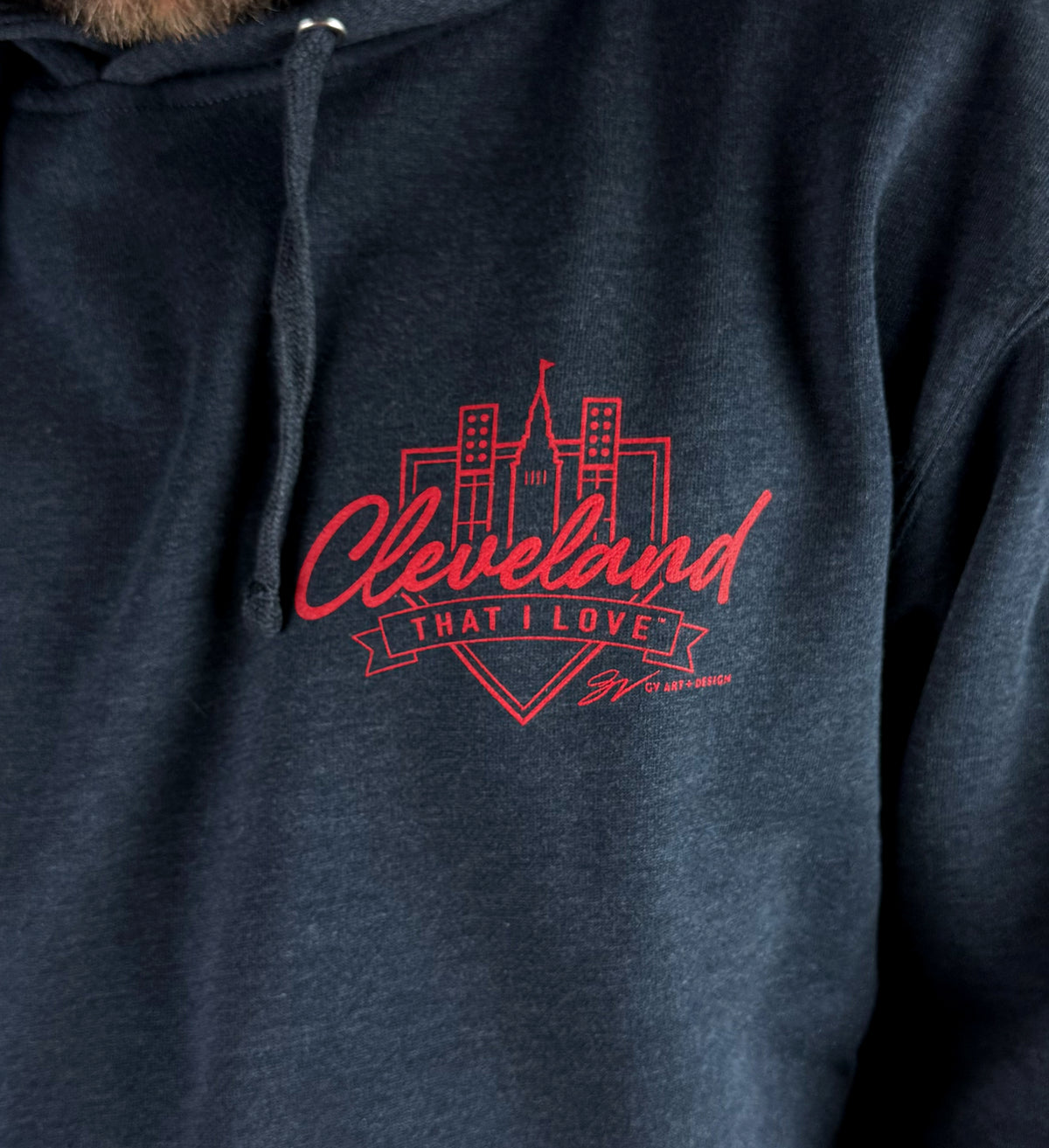 Cleveland Baseball Diamond Linework Sweatshirt