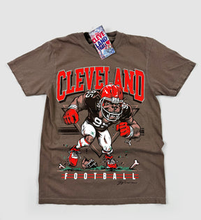 Vintage Cleveland Dawg Brown T Shirt