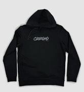 Cleveland Script Marker Black Performance Hooded Sweatshirt
