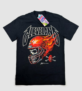 Skull Flames Helmet TShirt