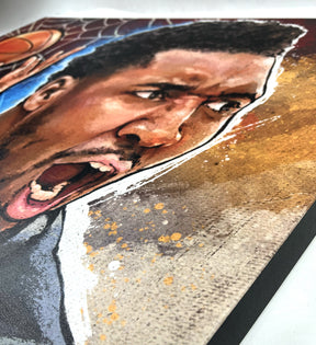 Donovan Mitchell Artwork Canvas Print
