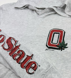 Heritage Block O Long Sleeve Hooded TShirt