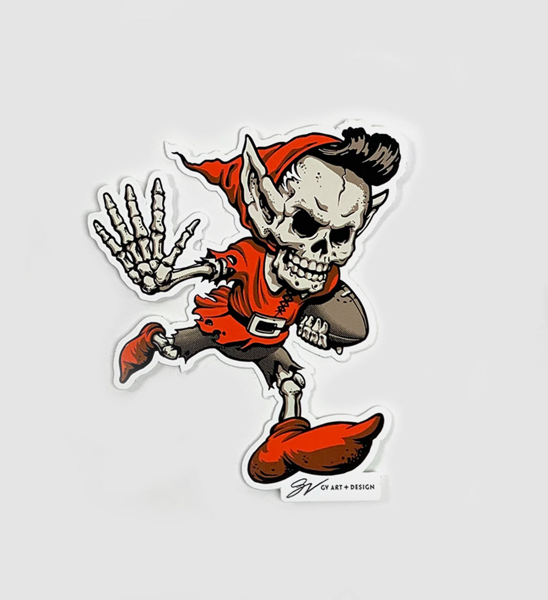 Cleveland Football For Life Sticker