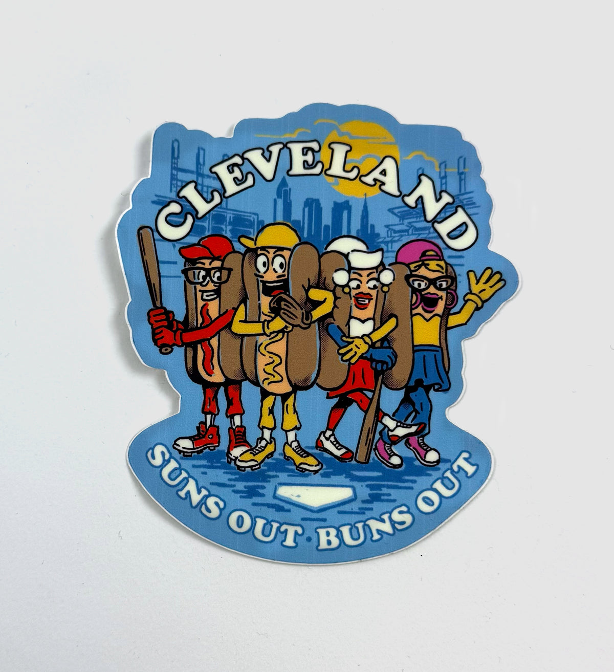 Suns Out Buns Out Sticker