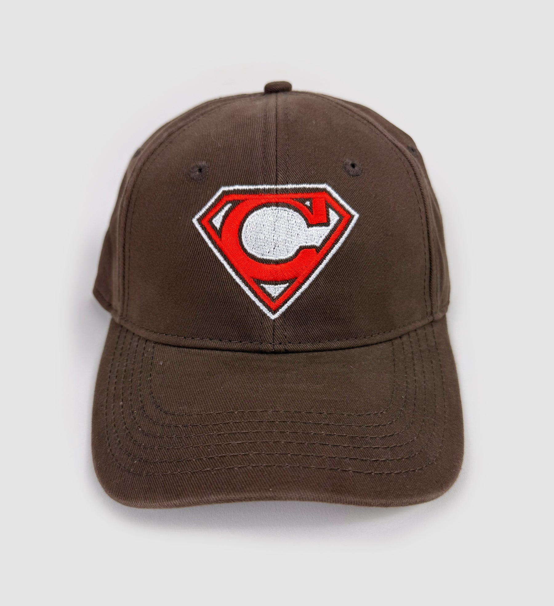 Super C Brown Dad Hat
