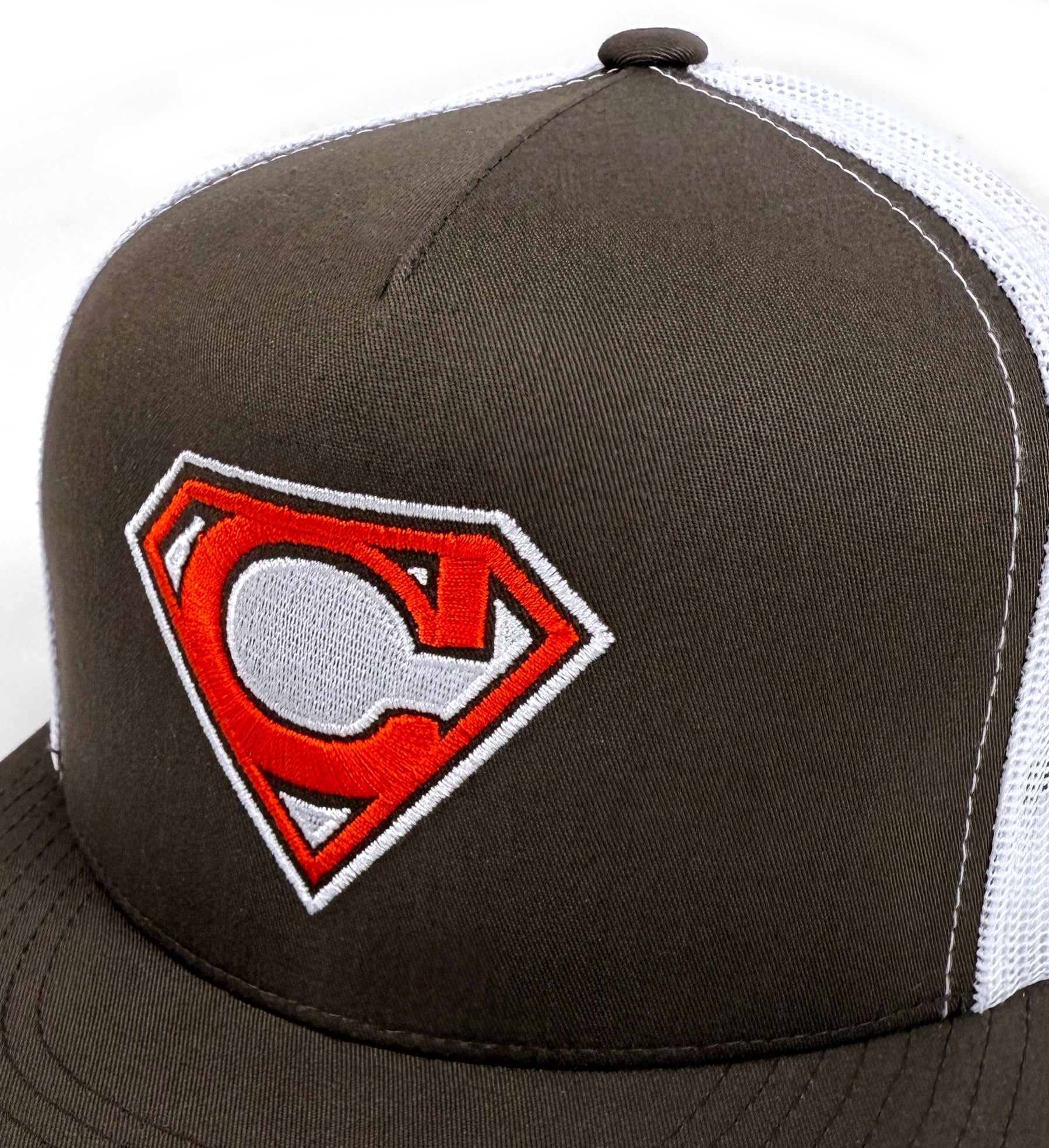 Super C Brown Mesh Snap Back